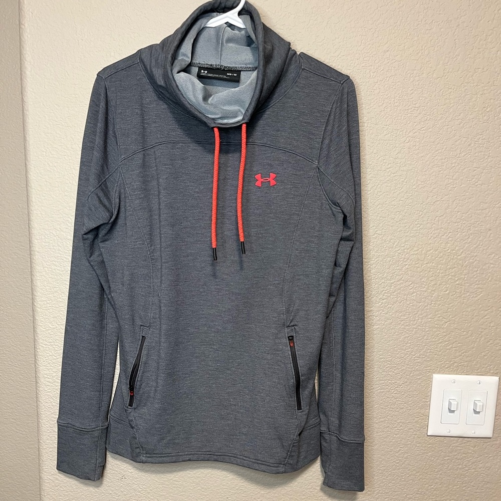 Women Under Armour sweatshirt funnel neck